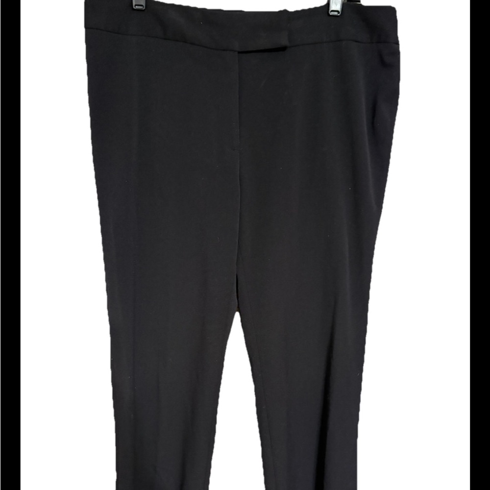 Style & Co Black Knit Julie Straight Leg women’s Dress Pants Size 16 Stretch Z